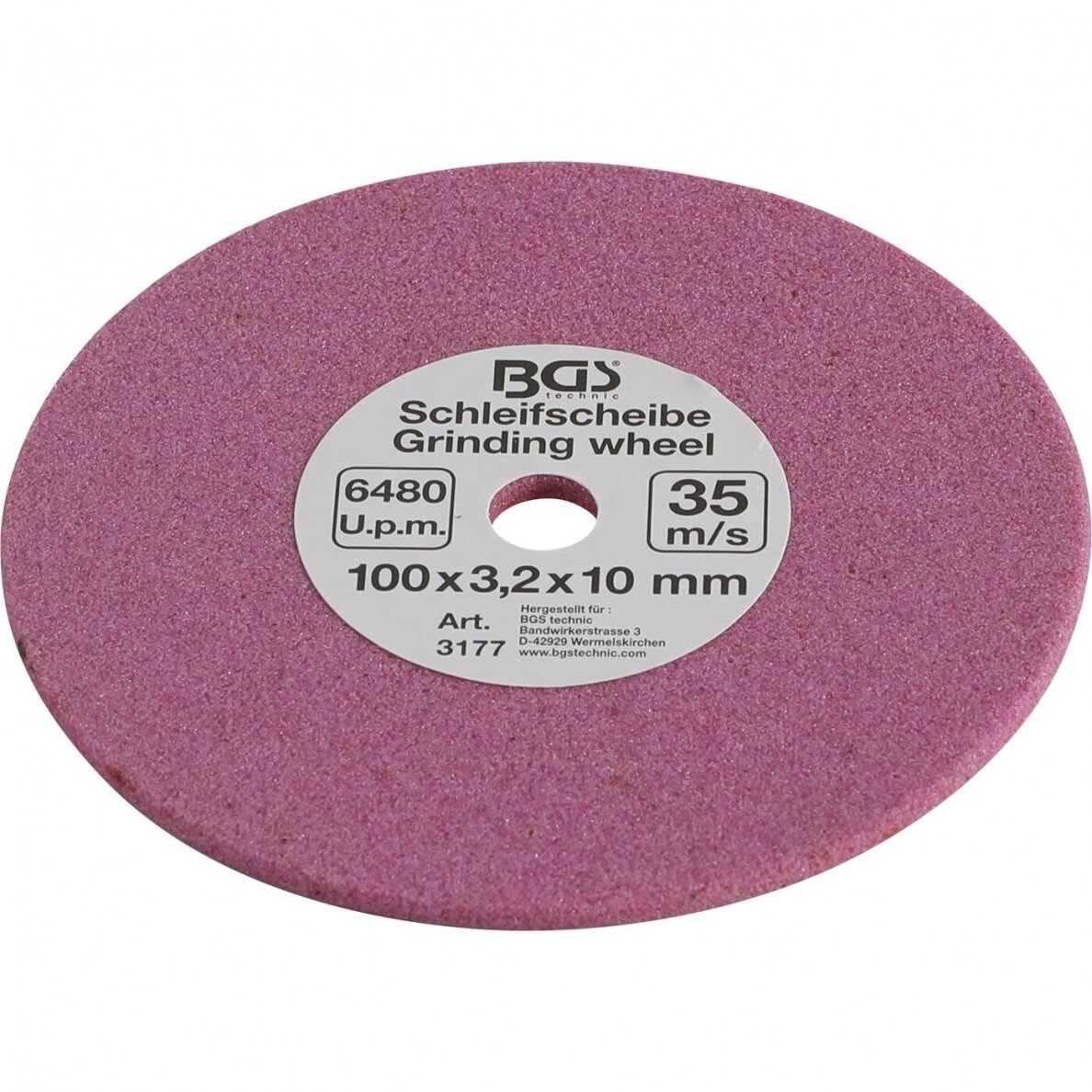 Šlifavimo diskas grandinių galandinimo staklėms 100x3.2x10mm Šlifavimo diskas grandinių galandinimo staklėms 100x3.2x10mm