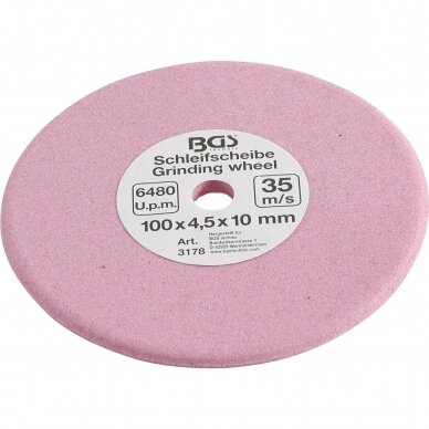 Šlifavimo diskas grandinių galandinimo staklėms 100x4.5x10mm Šlifavimo diskas grandinių galandinimo staklėms 100x4.5x10mm