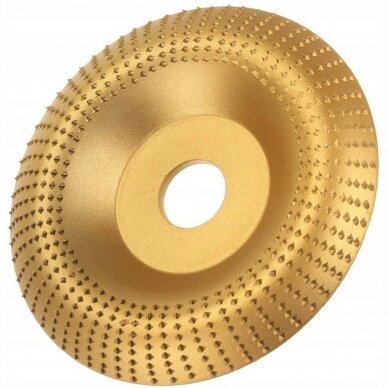 Šlifavimo diskas su aštriais grūdeliais išgaubtas 125mm 22mm Šlifavimo diskas su aštriais grūdeliais išgaubtas 125mm 22mm