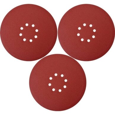 Šlifavimo popierius klijuojamas 225mm P60-240