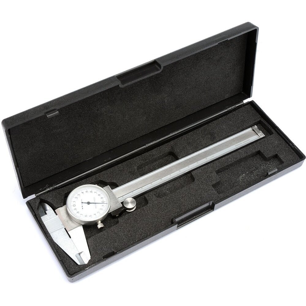 Slankmatis su laikrodžiu 150mm /0,02mm Slankmatis su laikrodžiu 150mm /0,02mm