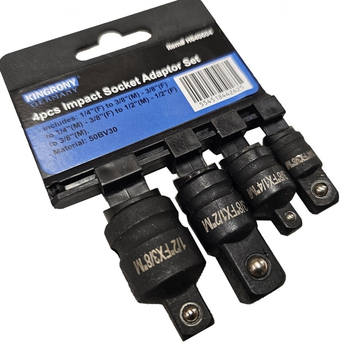 Smūginių adapterių rinkinys 4vnt. Smūginių adapterių rinkinys 4vnt.