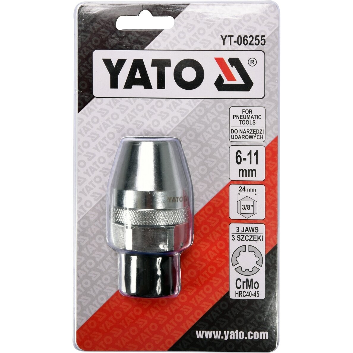 Smeigių išsukėjas 6-11mm YT-06255 2 Smeigių išsukėjas 6-11mm YT-06255 2