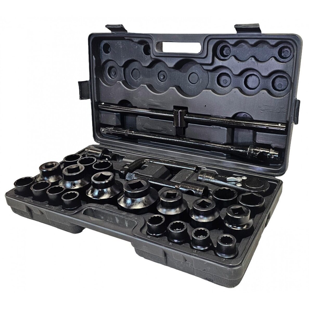 Galvučių rinkinys 12 kampų 3/4" + 1" 26vnt. (21-65mm) H4221226 Galvučių rinkinys 12 kampų 3/4" + 1" 26vnt. (21-65mm) H4221226