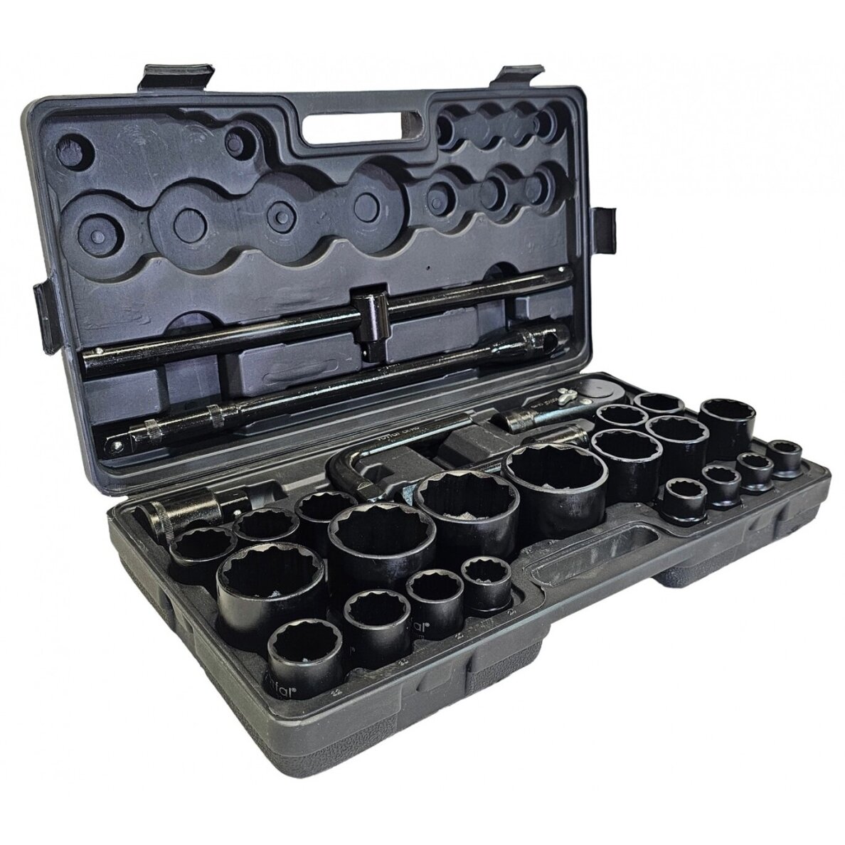 Galvučių rinkinys 12 kampų 3/4" + 1" 26vnt. (21-65mm) H4221226 2 Galvučių rinkinys 12 kampų 3/4" + 1" 26vnt. (21-65mm) H4221226 2