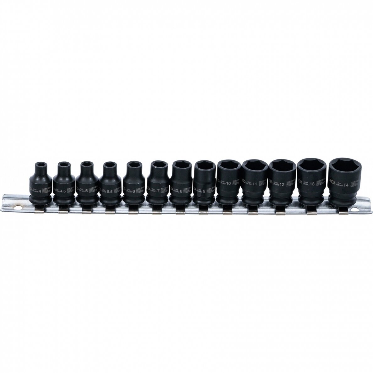 Smūginių galvučių rinkinys 1/4" 4-14mm 13vnt. 5296 1