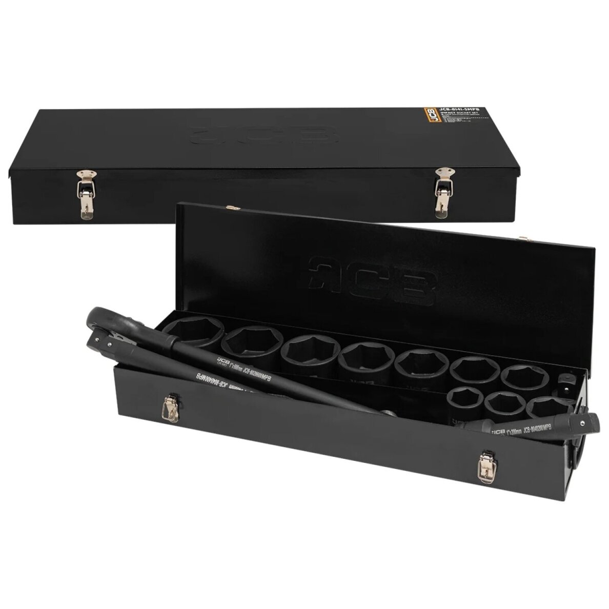 Smūginių galvučių rinkinys 1" 36-80mm 15vnt. 1 Smūginių galvučių rinkinys 1" 36-80mm 15vnt. 1