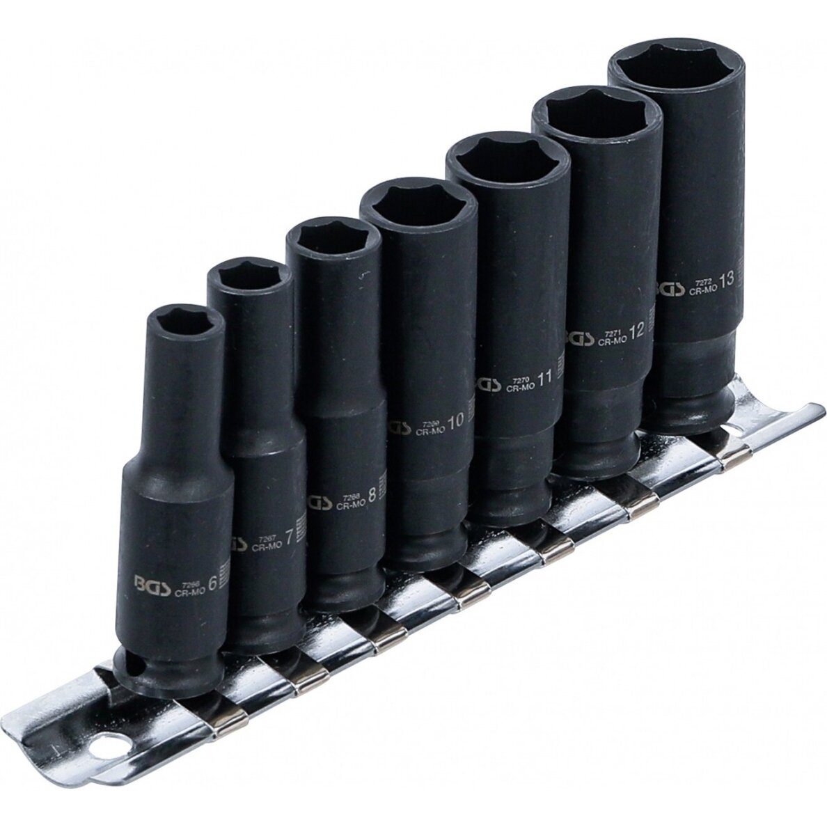 Smūginių galvučių rinkinys 1/4" 6-13mm 7vnt. 5299