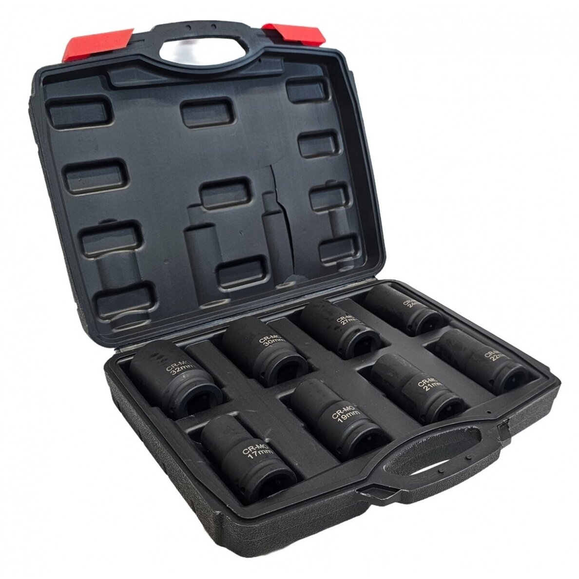 Galvučių rinkinys 6 kampų 3/4" 8vnt. (17-32mm) 1
