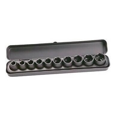 Smūginių galvučių rinkinys 1/2" 10-24mm 10vnt. Smūginių galvučių rinkinys 1/2" 10-24mm 10vnt.