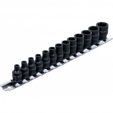 Smūginių galvučių rinkinys 1/4" 4-14mm 13vnt. 5296