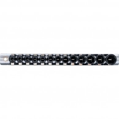Smūginių galvučių rinkinys 1/4" 4-14mm 13vnt. 5296 2 Smūginių galvučių rinkinys 1/4" 4-14mm 13vnt. 5296 2