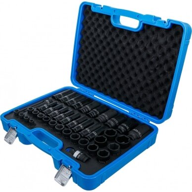 Smūginių ilgų ir trumpų galvučių rinkinys 1/2" 9-30mm 40vnt. 7280 2