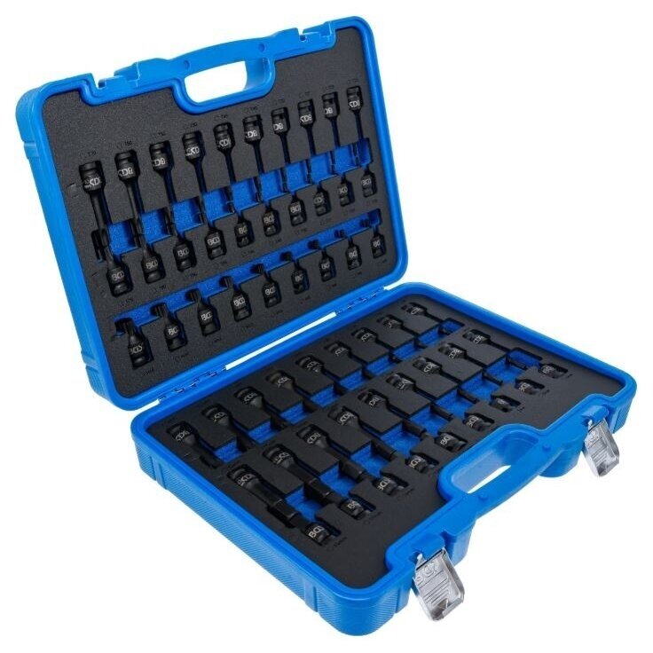 Smūginių antgalių rinkinys torx/hex/spline 1/2" 56vnt. 7298 3 Smūginių antgalių rinkinys torx/hex/spline 1/2" 56vnt. 7298 3
