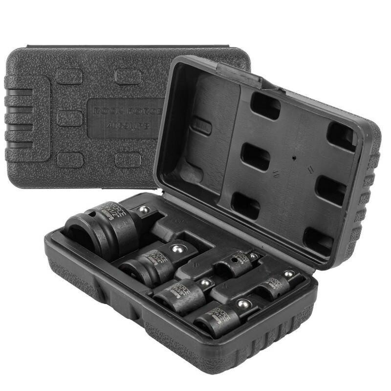 Smūginių adapterių rinkinys 6vnt. 1/4", 3/8", 1/2", 3/4" 2 Smūginių adapterių rinkinys 6vnt. 1/4", 3/8", 1/2", 3/4" 2