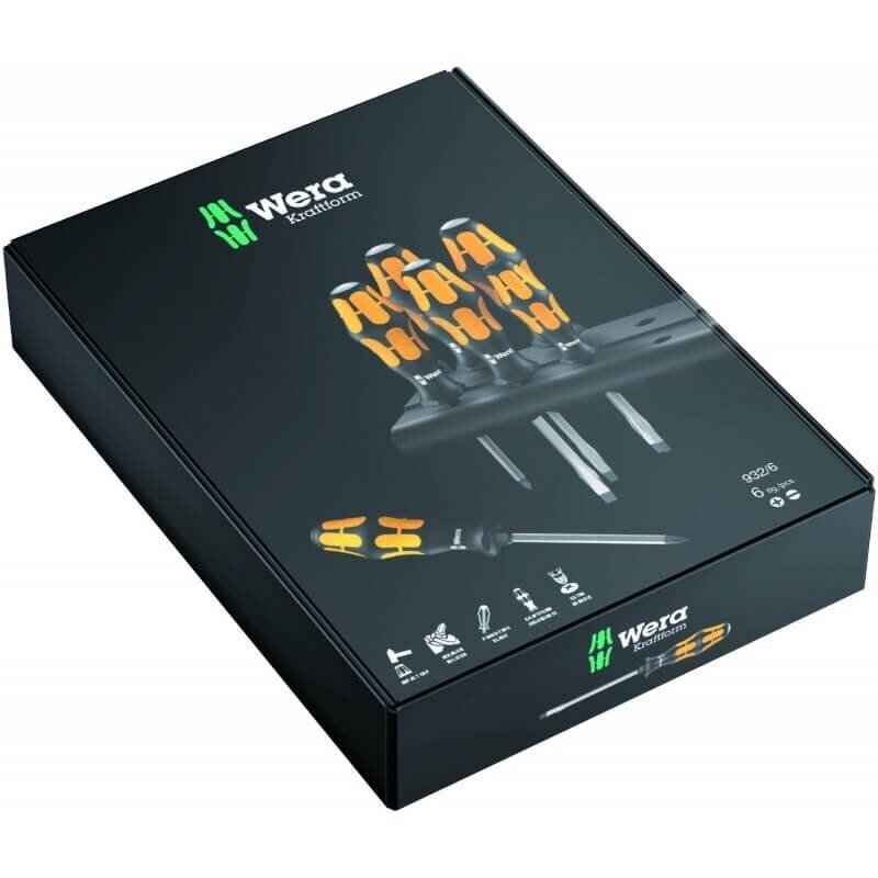 Smūginių atsuktuvų rinkinys WERA 932/6 018282 1 Smūginių atsuktuvų rinkinys WERA 932/6 018282 1