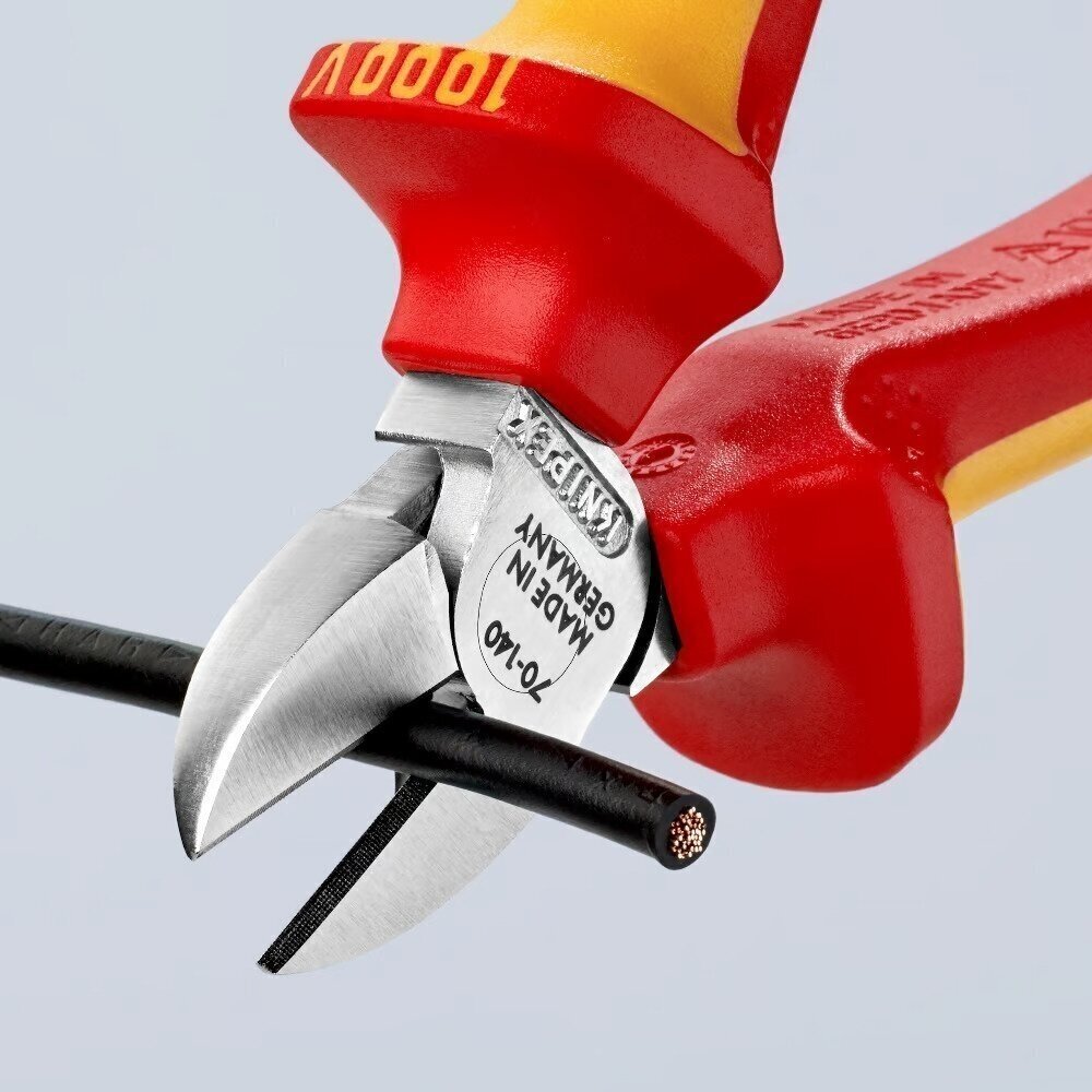 Šoninio kirpimo replės elektrikui 140mm (1000V) KNIPEX 4