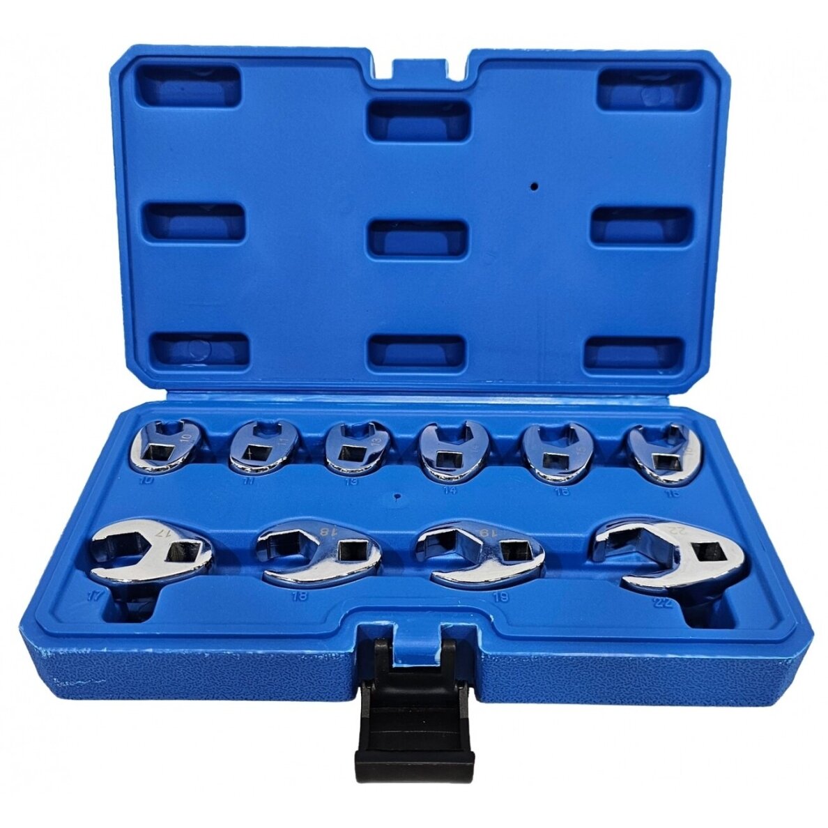 Veržliarakčių rinkinys su išpjova 3/8" 10vnt. (10-22mm) SK3922 2