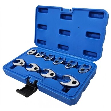Veržliarakčių rinkinys su išpjova 3/8" 10vnt. (10-22mm) SK3922 1