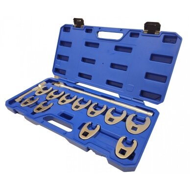 Veržliarakčių rinkinys su išpjova 1/2" 13vnt. (20-32mm) SK8297 Veržliarakčių rinkinys su išpjova 1/2" 13vnt. (20-32mm) SK8297