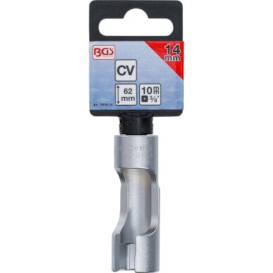 Speciali galvutė su įšpjova 3/8" 8-19mm 2