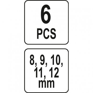 Specialus santechninis raktas su galvutėmis 180° 5 Specialus santechninis raktas su galvutėmis 180° 5