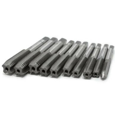 Sriegiklių rinkinys 10vnt. M6-M12 1 Sriegiklių rinkinys 10vnt. M6-M12 1
