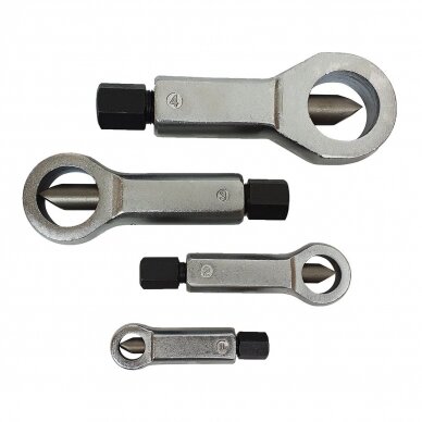 Veržlių nukandėjų rinkinys 9-27mm 4vnt. S10497 1 Veržlių nukandėjų rinkinys 9-27mm 4vnt. S10497 1