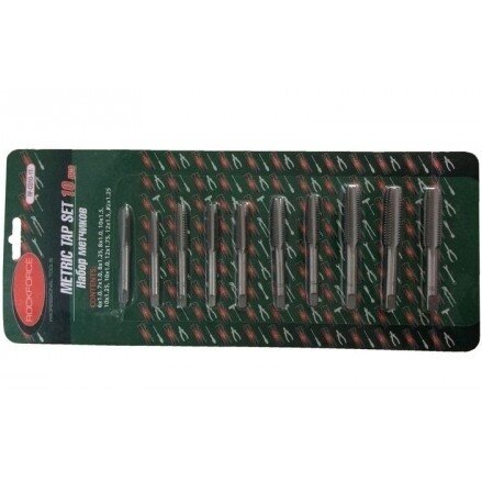 Sriegiklių rinkinys 10vnt. M6-M12 Sriegiklių rinkinys 10vnt. M6-M12