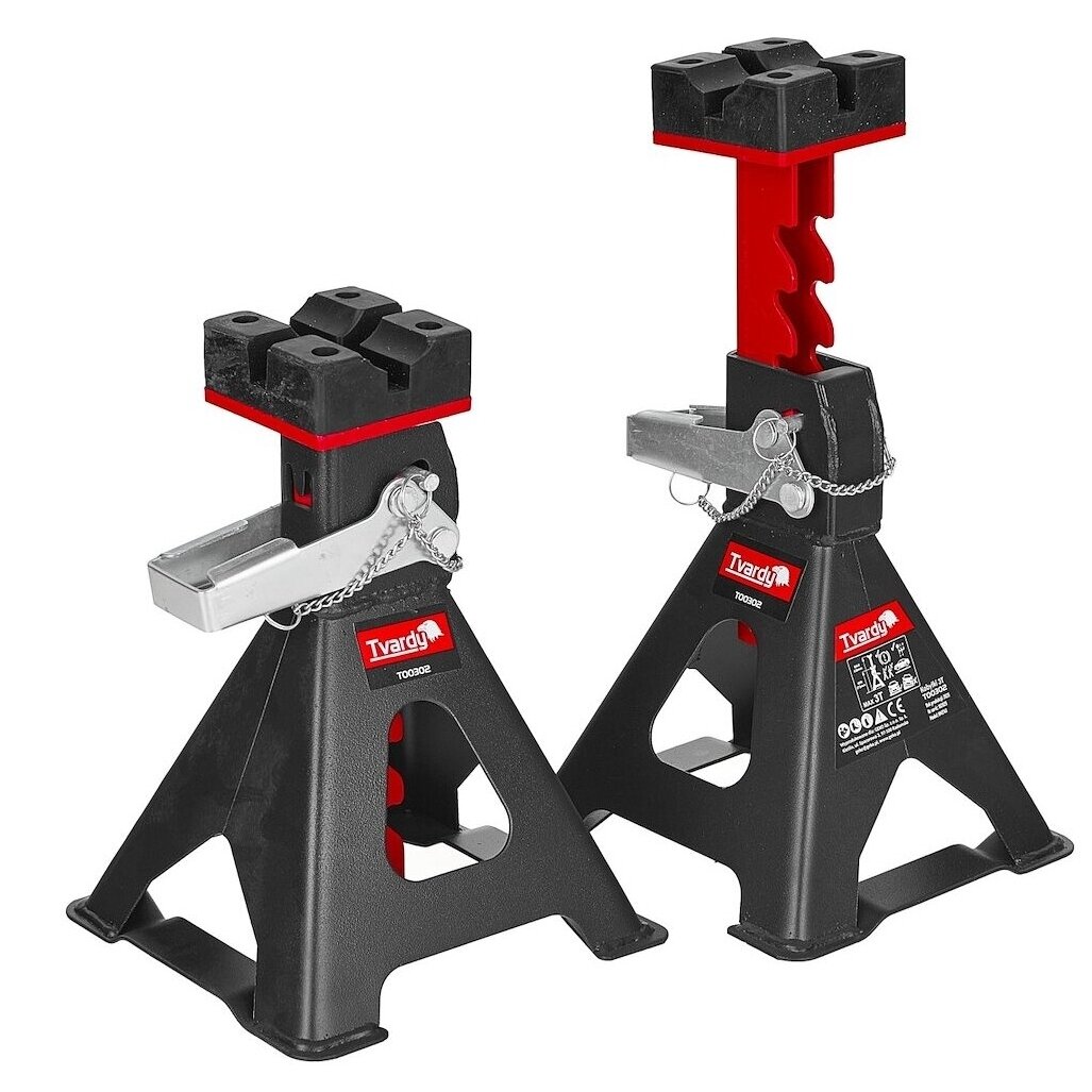 Stovai 3T su fiksavimo mechanizmu ir didelėmis guminėmis pagalvėmis T00302 2 Stovai 3T su fiksavimo mechanizmu ir didelėmis guminėmis pagalvėmis T00302 2