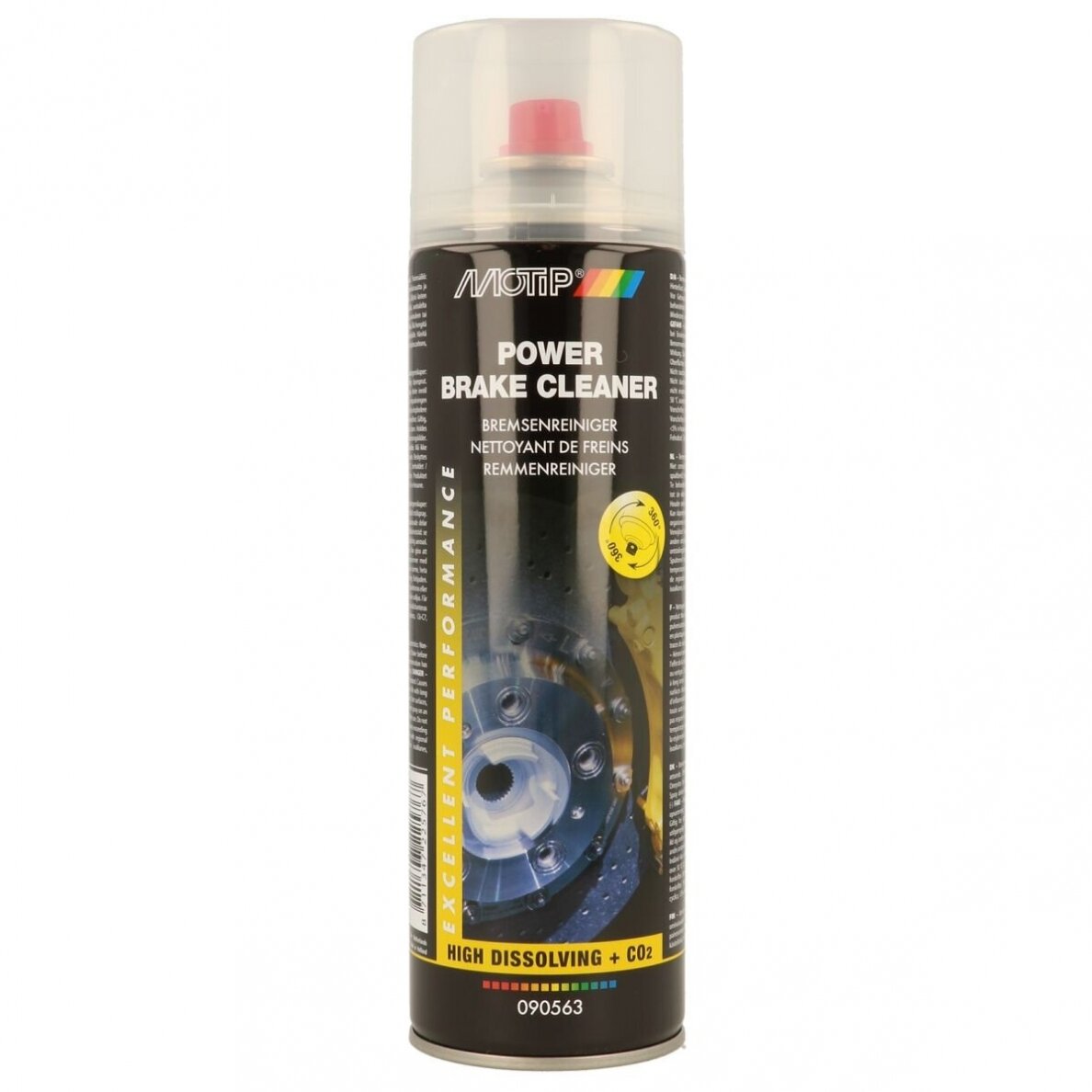 Stabdžių diskų valiklis MOTIP power brake cleaner - nuriebalintojas 500ml Stabdžių diskų valiklis MOTIP power brake cleaner - nuriebalintojas 500ml