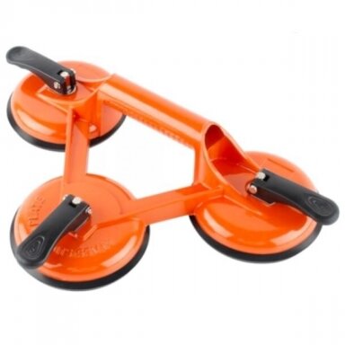 Stiklų kėliklis trijų čiuptuvų 3x120mm 150kg Stiklų kėliklis trijų čiuptuvų 3x120mm 150kg