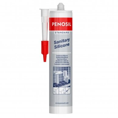 Standard Sanitary Silicone PENOSIL sanitarinis silikonas baltas 280ml.