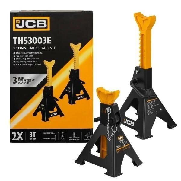 Stovai su fiksavimo kaiščiais 3T 2vnt. JCB-TH53003E Stovai su fiksavimo kaiščiais 3T 2vnt. JCB-TH53003E