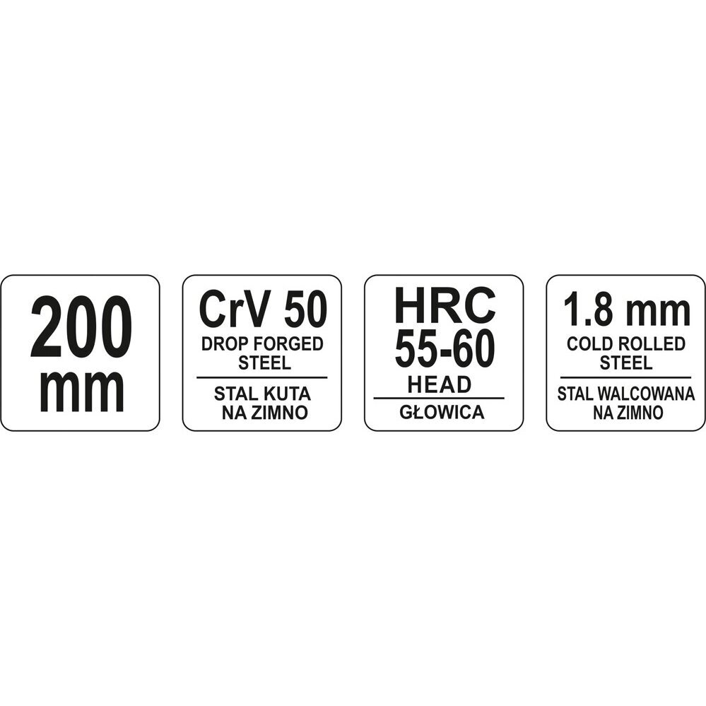 Staliaus replės L-200mm 1