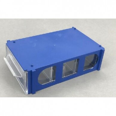 Sudedama plastikinių techninės įrangos dalių laikymo dėžutė 145x95x50mm 3 Sudedama plastikinių techninės įrangos dalių laikymo dėžutė 145x95x50mm 3