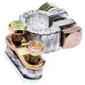 Švininė klema akumuliatoriui (minusinė) Švininė klema akumuliatoriui (minusinė)