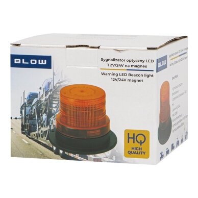 Švyturėlis 12LED 12/24V su magnetu 2