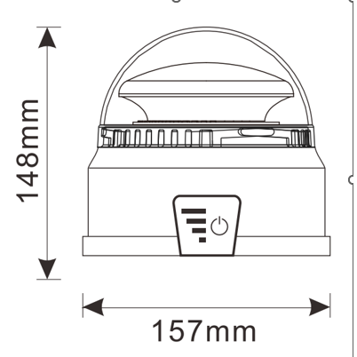 Švyturėlis 45LED SMD įkraunamas belaidis 12/24V su magnetu TT.14540 1 Švyturėlis 45LED SMD įkraunamas belaidis 12/24V su magnetu TT.14540 1