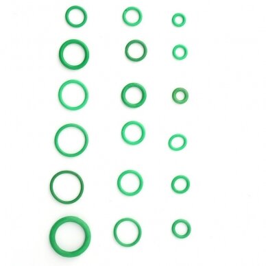 Tarpinių rinkinys kondicionavimo sistemoms 270vnt. 2 Tarpinių rinkinys kondicionavimo sistemoms 270vnt. 2