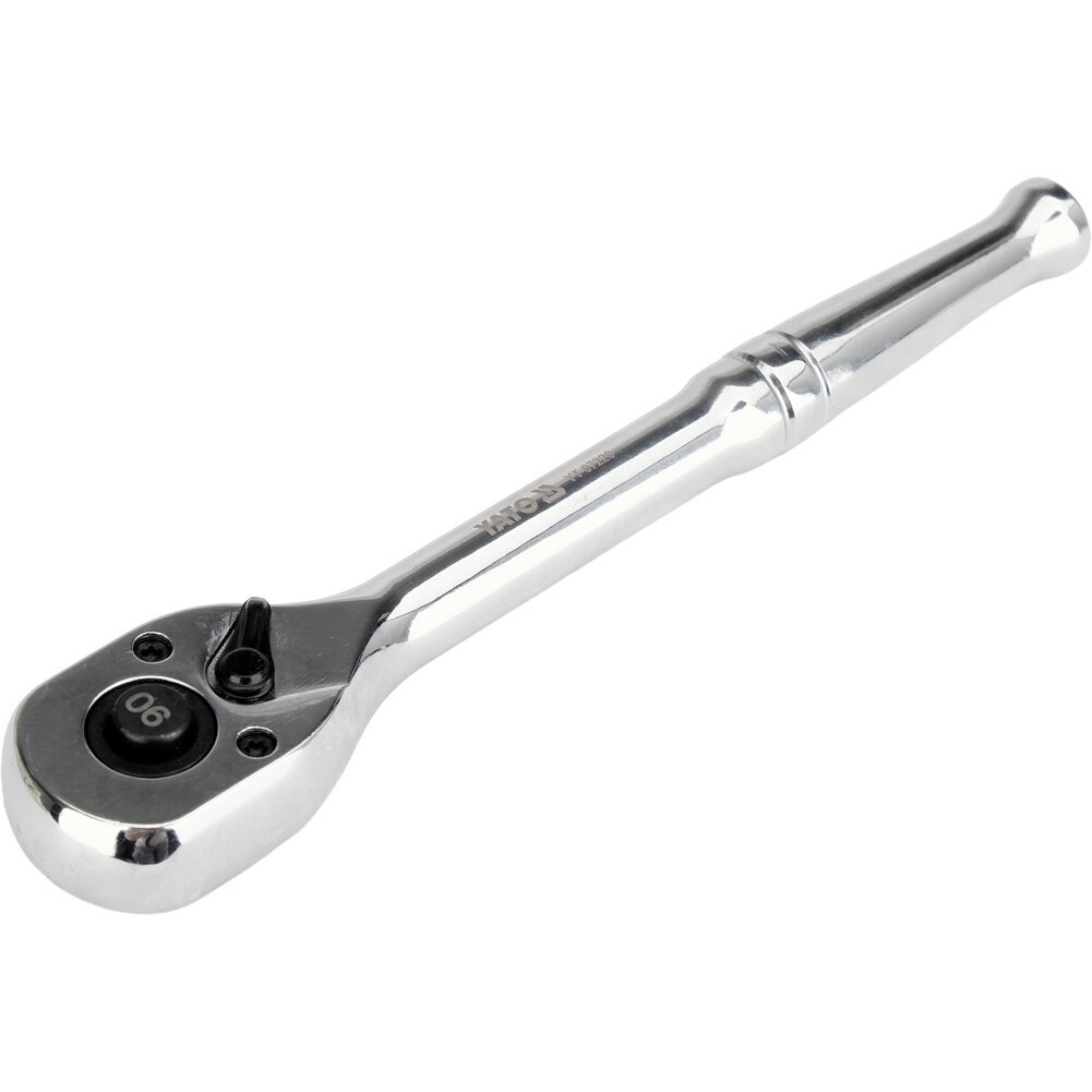 Terkšlė galvutėms chromuota 1/4"  90d. L-150mm YT-07220 2