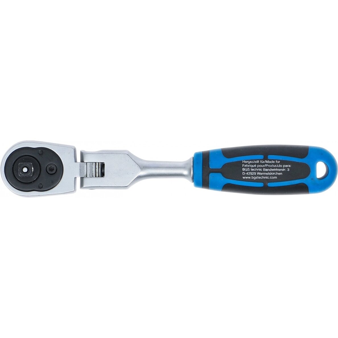 Terkšlė lanksčia galva / fiksuojama padėtis 1/4" 72d. L-165mm 25130 4