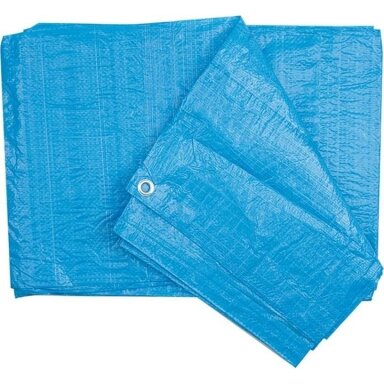 Tentas mėlynas 90g/m2 2-10x3-15m Tentas mėlynas 90g/m2 2-10x3-15m