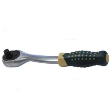 Terkšlė lenkta rankena 1/4" 72d. L-155mm Terkšlė lenkta rankena 1/4" 72d. L-155mm