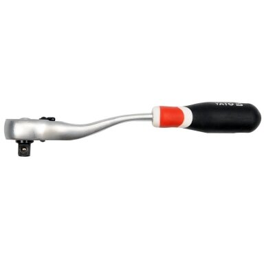 Terkšlė lenkta rankena 3/8" 72d. L-200mm Terkšlė lenkta rankena 3/8" 72d. L-200mm