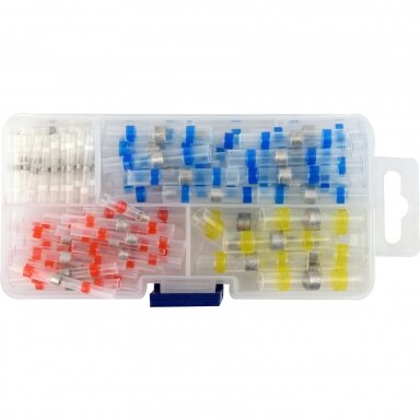 Termo gilzių/movų rinkinys su alavu 1.7-6mm 100vnt. Termo gilzių/movų rinkinys su alavu 1.7-6mm 100vnt.