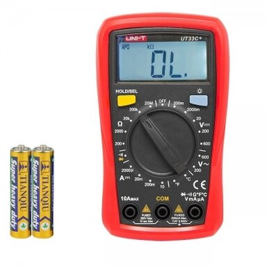 Testeris UNI-T UT33C+ Testeris UNI-T UT33C+