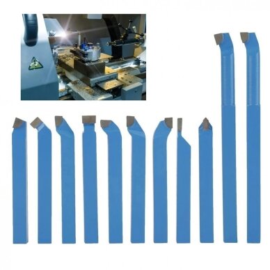 Tekinimo peilių rinkinys 8*8/11vnt. P30 1 Tekinimo peilių rinkinys 8*8/11vnt. P30 1