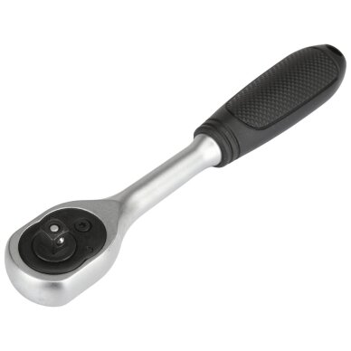 Terkšlė galvutėms 1/4"  72d. L-150mm 5° eiga YT-07210 2