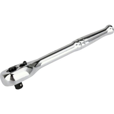 Terkšlė galvutėms chromuota 1/4"  90d. L-150mm YT-07220 1